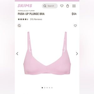 SKIMS push up plunge bra